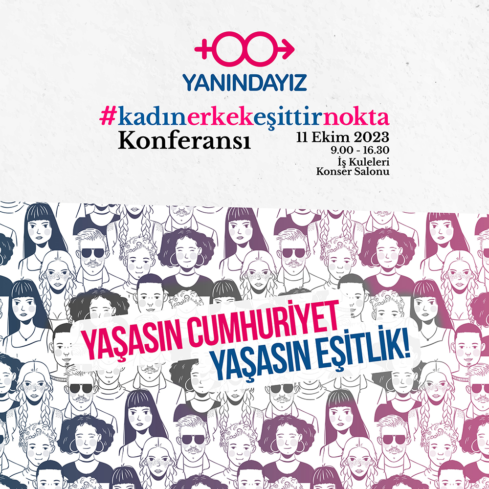 #kadınerkekeşittirnokta Konferansı 11 Ekim 2023’te gerçekleşecek