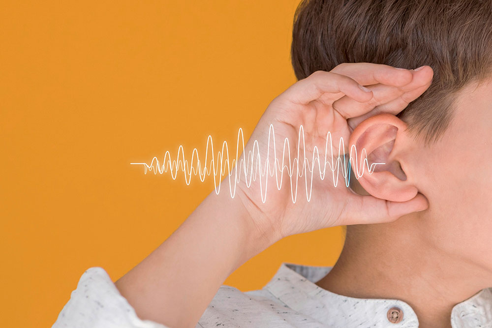 hearing issues collage design